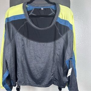 FP Movement Women’s Colorblock Long Sleeve Athletic Top Size M